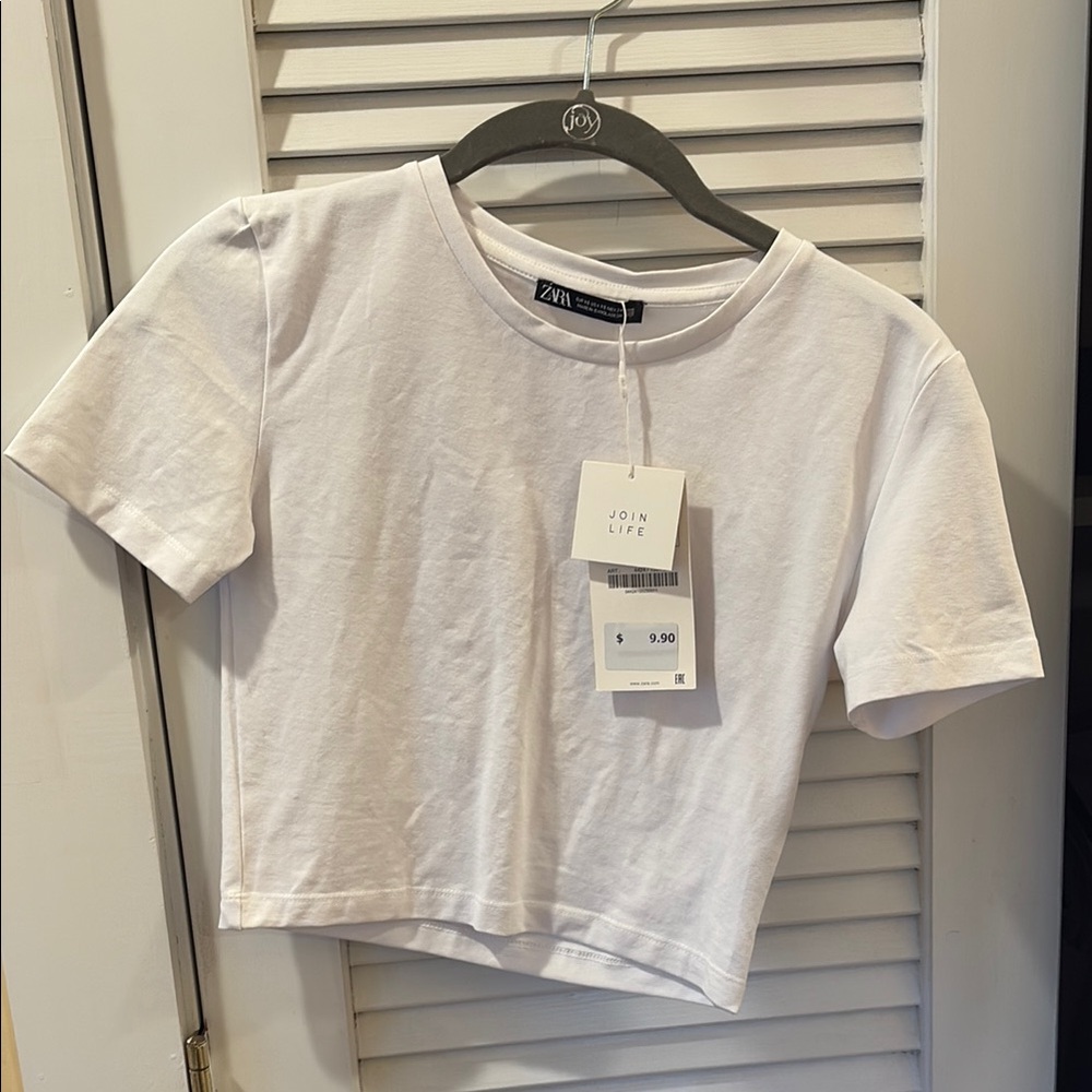 Zara White T-Shirt